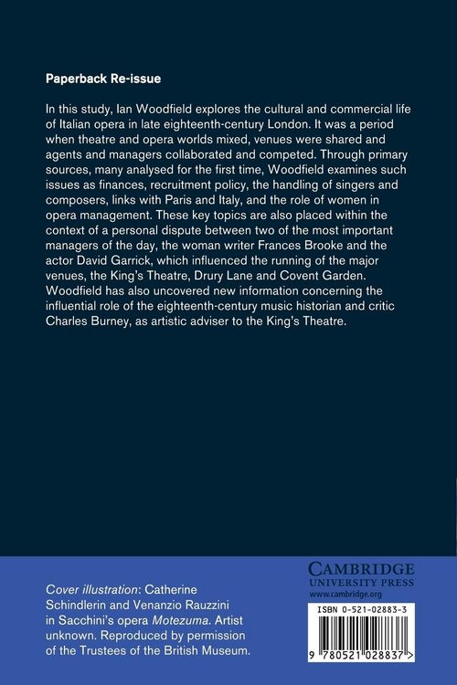 Produktbild: Opera and Drama in Eighteenth-Century London