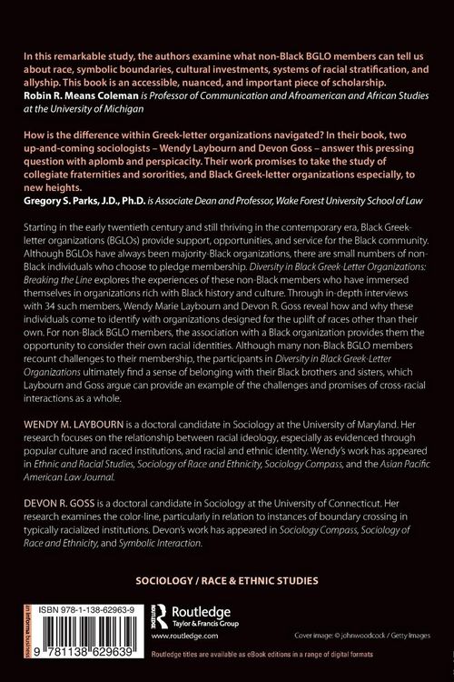 Produktbild: Diversity in Black Greek Letter Organizations