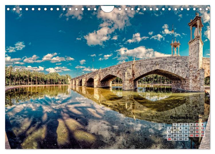 Produktbild: The Fascination of Bridges (Wall Calendar 2026 DIN A4 landscape), CALVENDO 12 Month Wall Calendar