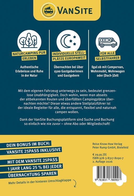 Produktbild: VanSite Stellplatzf&uuml;hrer 2026