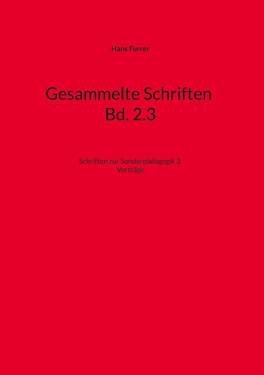 Produktbild: Gesammelte Schriften Bd. 2.3