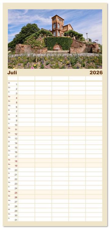 Produktbild: Familienplaner 2026 - Worms - historisch und sagenhaft mit 5 Spalten (Wandkalender, 21 x 45 cm) CALVENDO