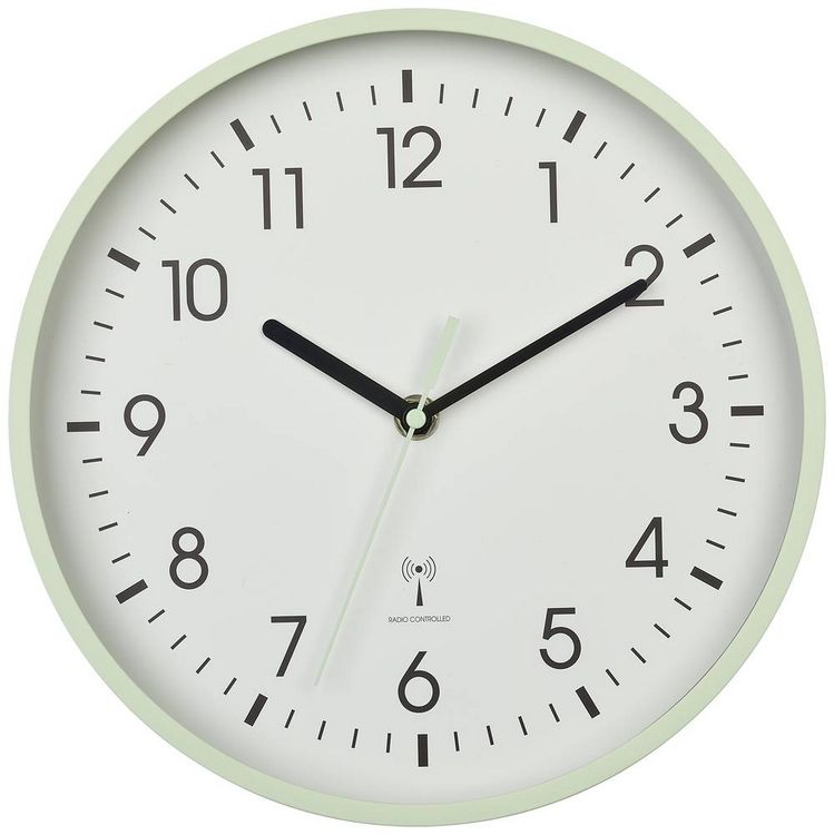 Produktbild: TFA Dostmann 60.3550.04 Funk Wanduhr 24.5cm x 42mm Mint