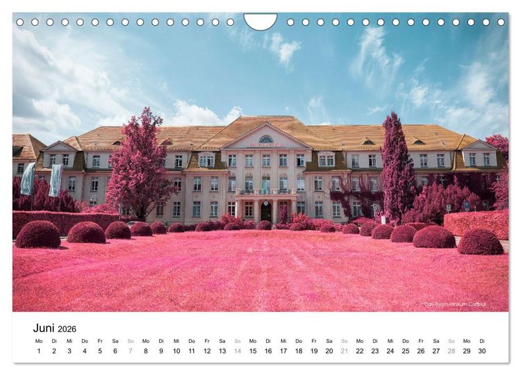 Produktbild: Die Lausitz im faszinierenden Infrarotlicht (Wandkalender 2026 DIN A4 quer), CALVENDO Monatskalender