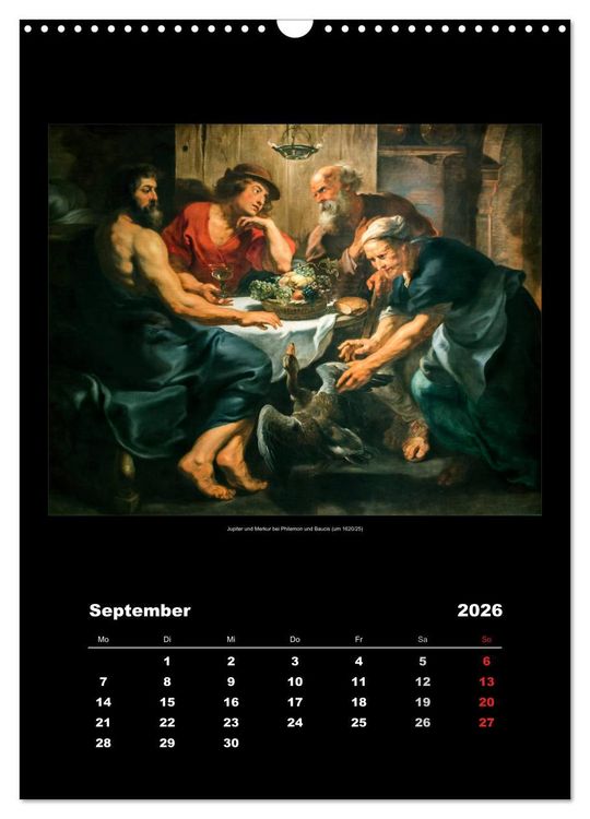 Produktbild: Peter Paul Rubens - Rubens (Wandkalender 2026 DIN A3 hoch), CALVENDO Monatskalender