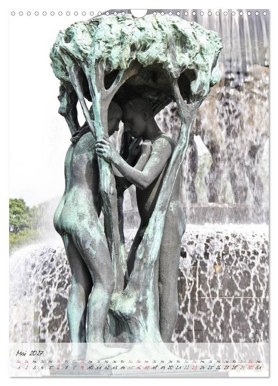 Produktbild: Vigeland (Wandkalender 2027 DIN A3 hoch), CALVENDO Monatskalender