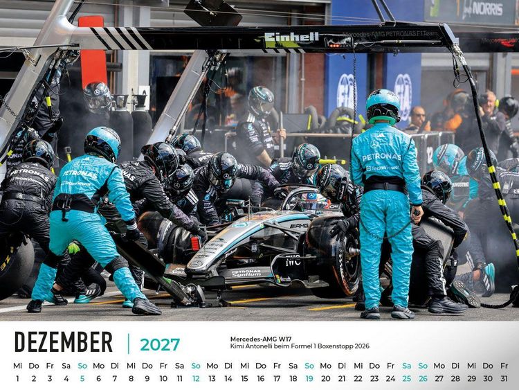 Produktbild: Mercedes im Rennsport Kalender 2027