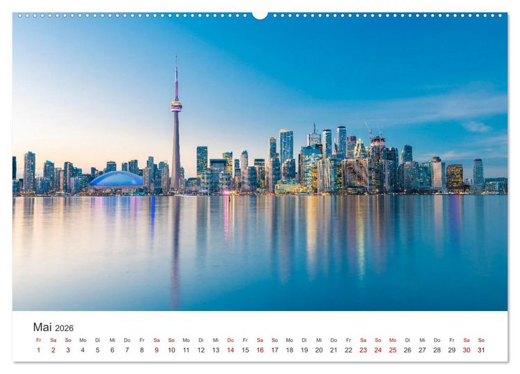 Produktbild: Kanada - Eine Reise durch ein spektakul&auml;res Land. (Wandkalender 2026 DIN A2 quer), CALVENDO Monatskalender