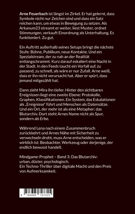 Produktbild: Mindgame - das Blutarchiv
