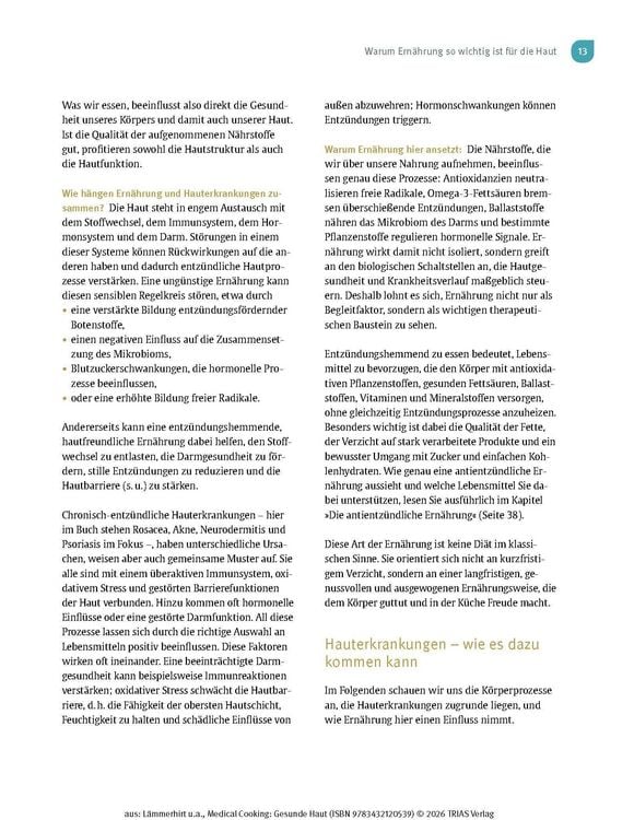 Produktbild: Medical Cooking: Gesunde Haut