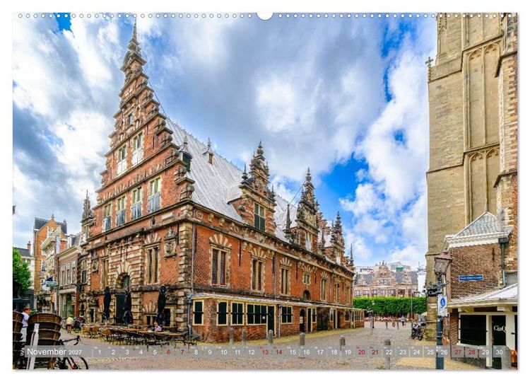 Produktbild: Ein Blick auf Haarlem (hochwertiger Premium Wandkalender 2027 DIN A2 quer), Kunstdruck in Hochglanz