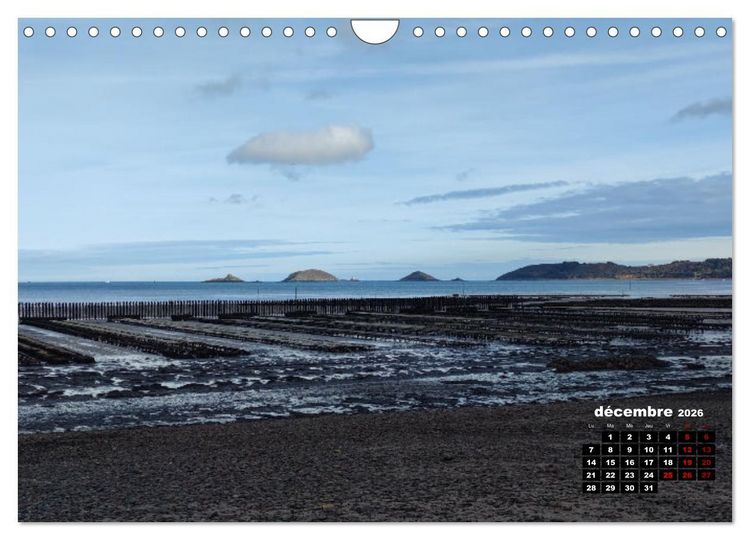 Produktbild: Horizons costarmoricains (Calendrier mural 2026 DIN A4 vertical), CALVENDO calendrier mensuel