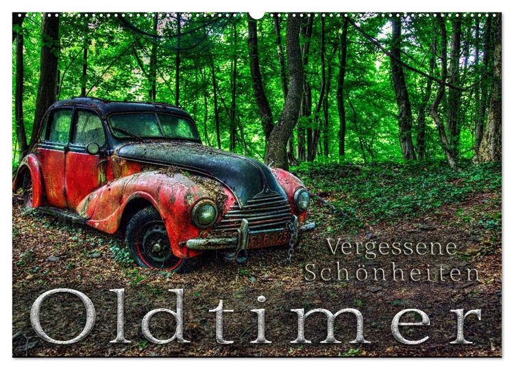Produktbild: Oldtimer - Vergessene Sch&ouml;nheiten (Wandkalender 2026 DIN A2 quer), CALVENDO Monatskalender