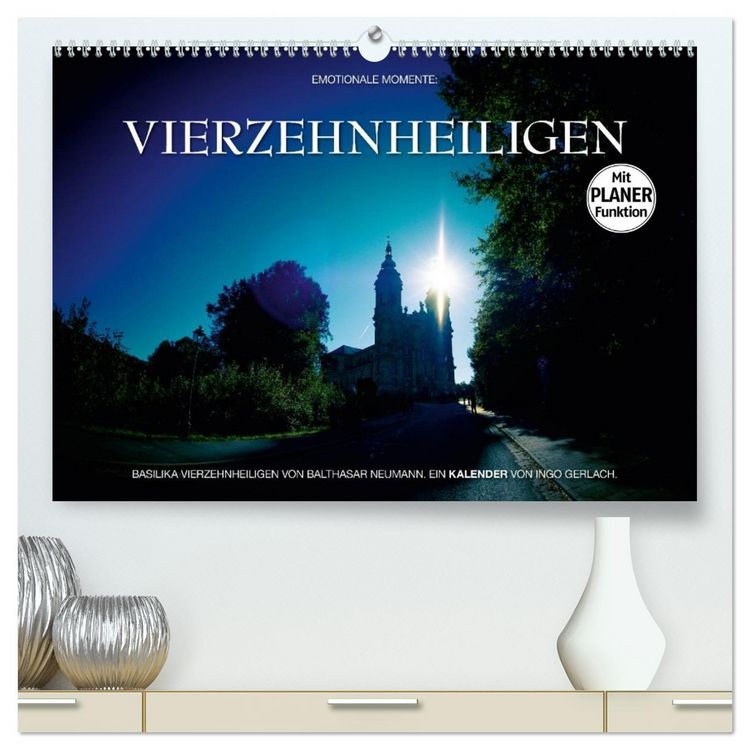 Produktbild: Vierzehnheiligen (hochwertiger Premium Wandkalender 2026 DIN A2 quer), Kunstdruck in Hochglanz