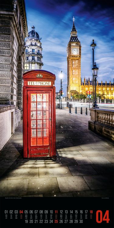 Produktbild: Inside London Kalender 2027
