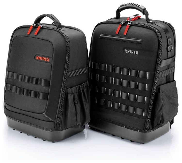 Produktbild: Knipex Modular X15 00 21 51 LE Elektriker, Handwerker, Lehrlinge, Techniker, Universal Werkzeugrucksack best&uuml;ckt (L x B x H) 485 x 383 x 485 mm