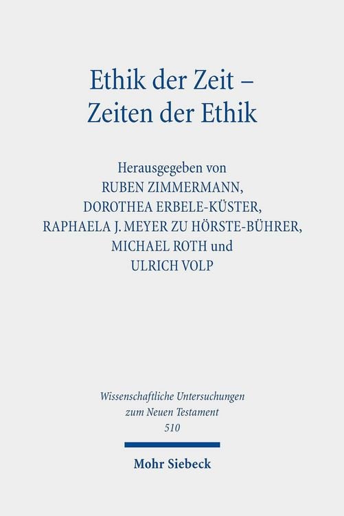 Produktbild: Ethik der Zeit - Zeiten der Ethik