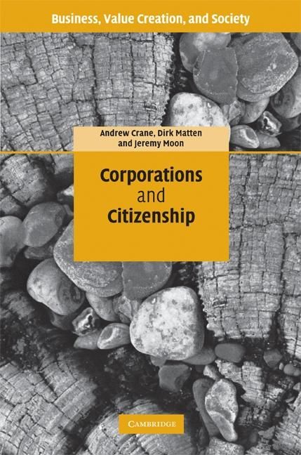 Produktbild: Corporations and Citizenship
