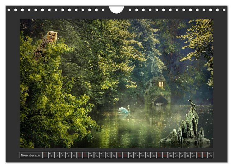 Produktbild: Magische Gefilde (Wandkalender 2026 DIN A4 quer), CALVENDO Monatskalender