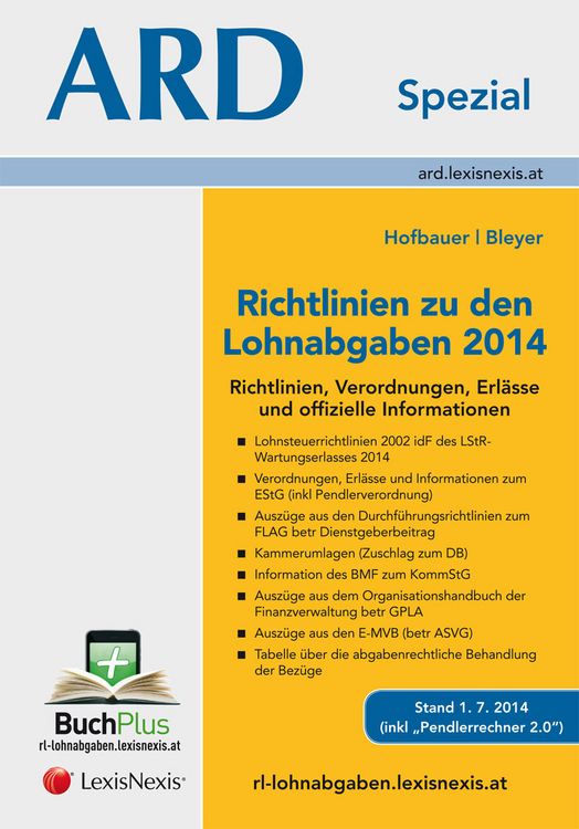 Produktbild: Richtlinien zu den Lohnabgaben 2014 - Richtlinien, Erl&auml;sse und offizielle Informationen
