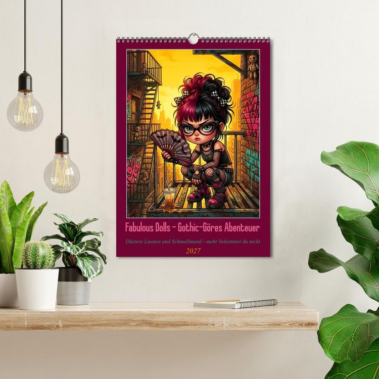 Produktbild: Fabulous Dolls - Gothic-G&ouml;res Abenteuer (Wandkalender 2027 DIN A3 hoch), CALVENDO Monatskalender