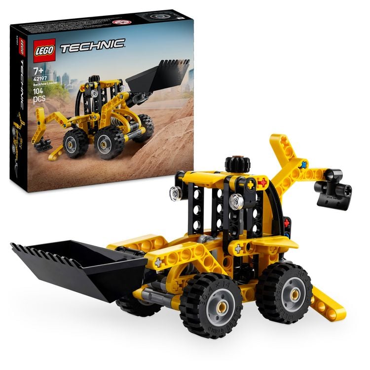 Produktbild: LEGO Technic Baggerlader, Bauspielzeug, Fahrzeug f&uuml;r Kinder 42197