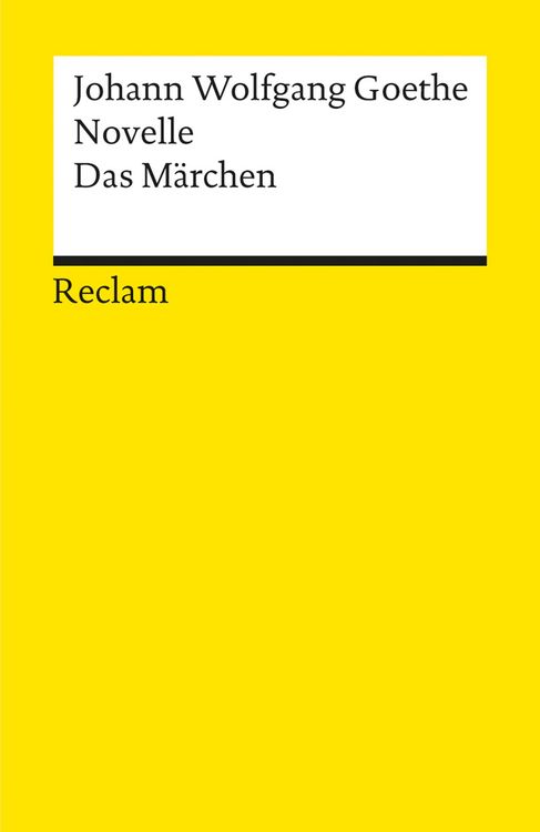 Produktbild: Novelle. Das M&auml;rchen