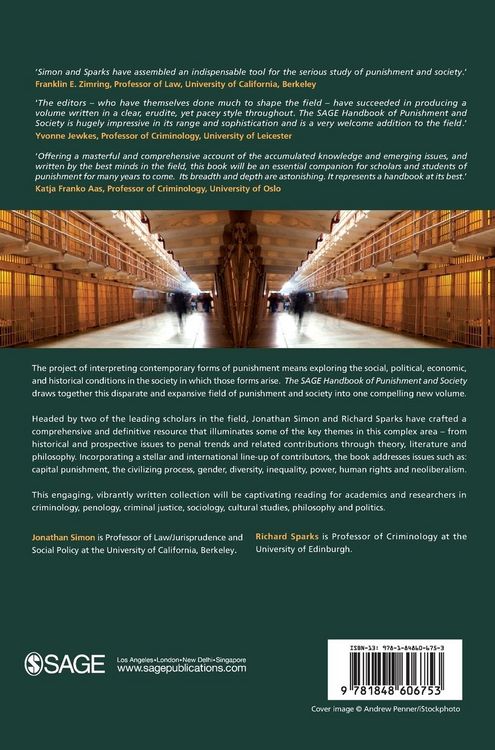 Produktbild: The SAGE Handbook of Punishment and Society