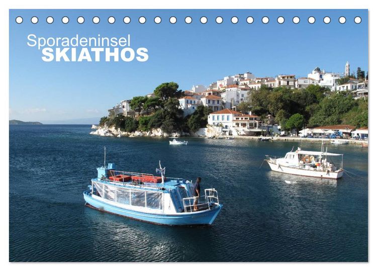 Produktbild: Sporadeninsel Skiathos (Tischkalender 2026 DIN A5 quer), CALVENDO Monatskalender