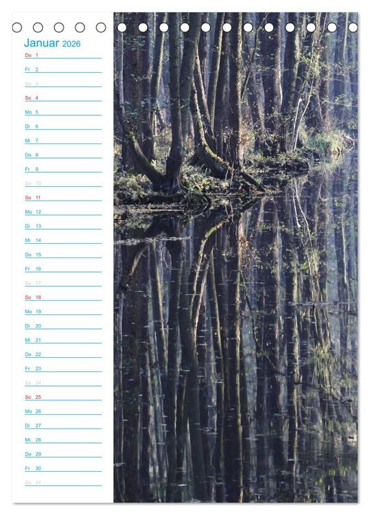 Produktbild: Wunderbarer Spreewald (Tischkalender 2026 DIN A5 hoch), CALVENDO Monatskalender