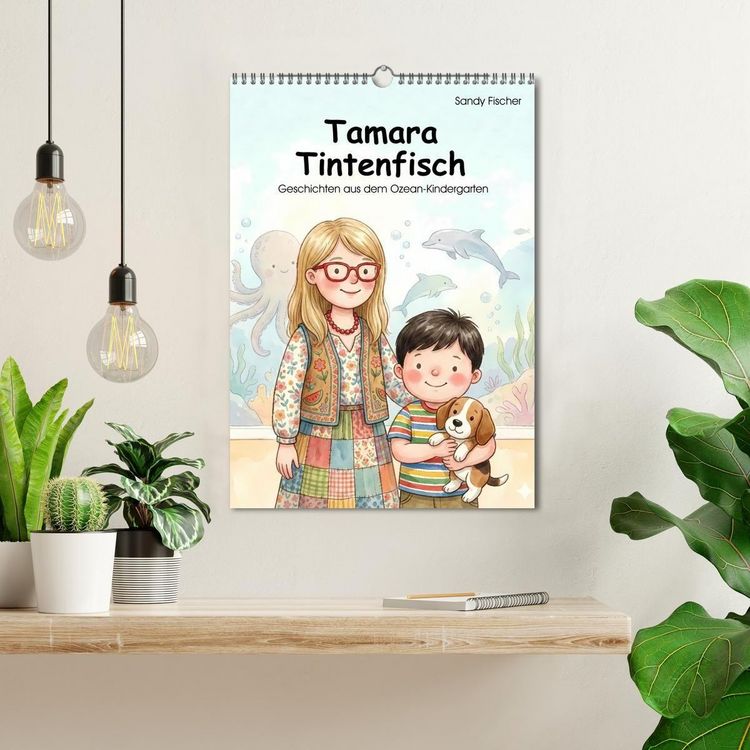 Produktbild: Tamara Tintenfisch (Wandkalender 2027 DIN A3 hoch), CALVENDO Monatskalender