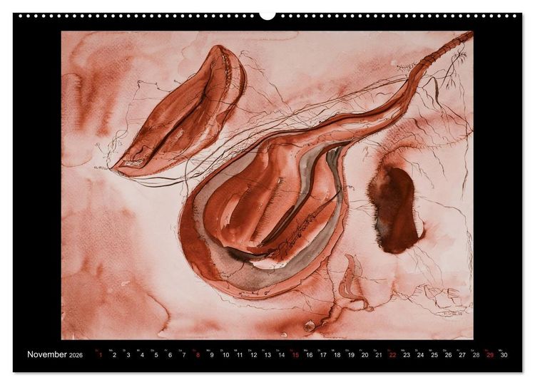 Produktbild: Feinste Aquarelle (hochwertiger Premium Wandkalender 2026 DIN A2 quer), Kunstdruck in Hochglanz