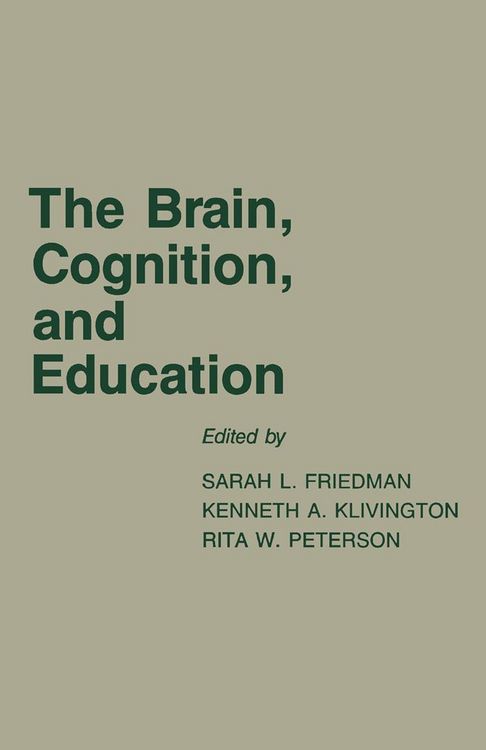 Produktbild: The Brain, Cognition, and Education