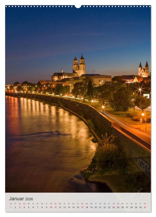 Produktbild: Magdeburg - Liebenswerte Stadt an der Elbe (Wandkalender 2026 DIN A2 hoch), CALVENDO Monatskalender