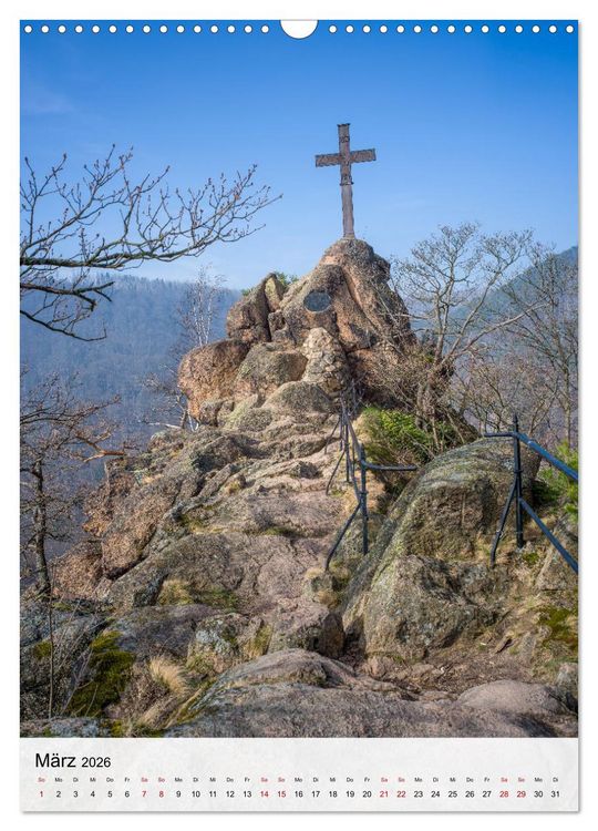 Produktbild: Harzer Landschaften - 12 Monate im Naturparadies Harz (Wandkalender 2026 DIN A3 hoch), CALVENDO Monatskalender