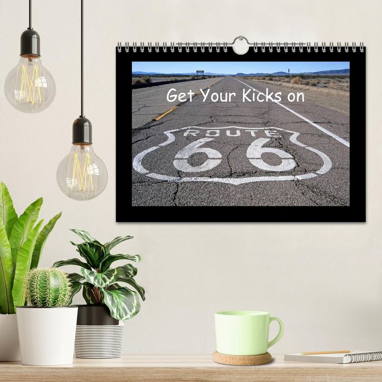 Produktbild: Get Your Kicks on Route 66 (Wandkalender 2026 DIN A4 quer), CALVENDO Monatskalender