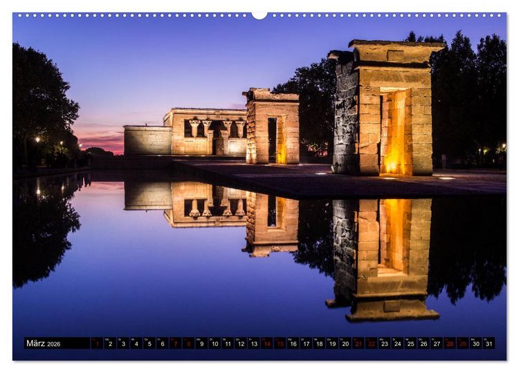 Produktbild: Madrid - Stadtansichten (Wandkalender 2026 DIN A2 quer), CALVENDO Monatskalender
