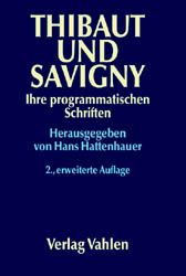 Produktbild: Thibaut und Savigny