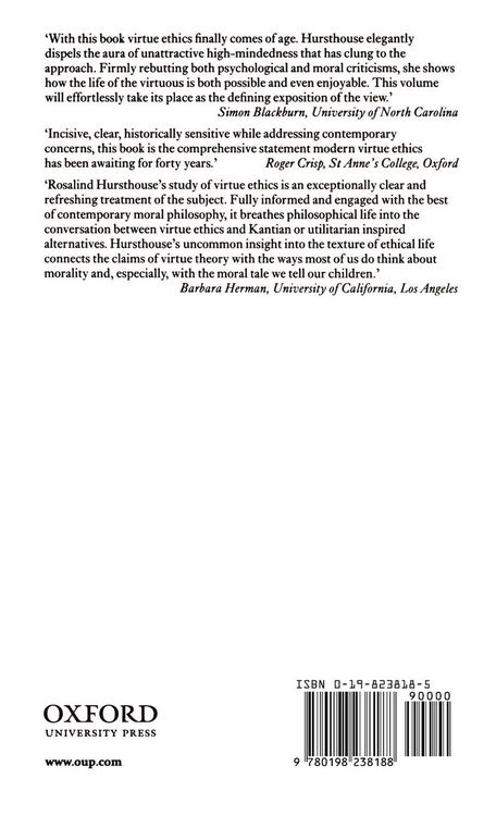 Produktbild: On Virtue Ethics