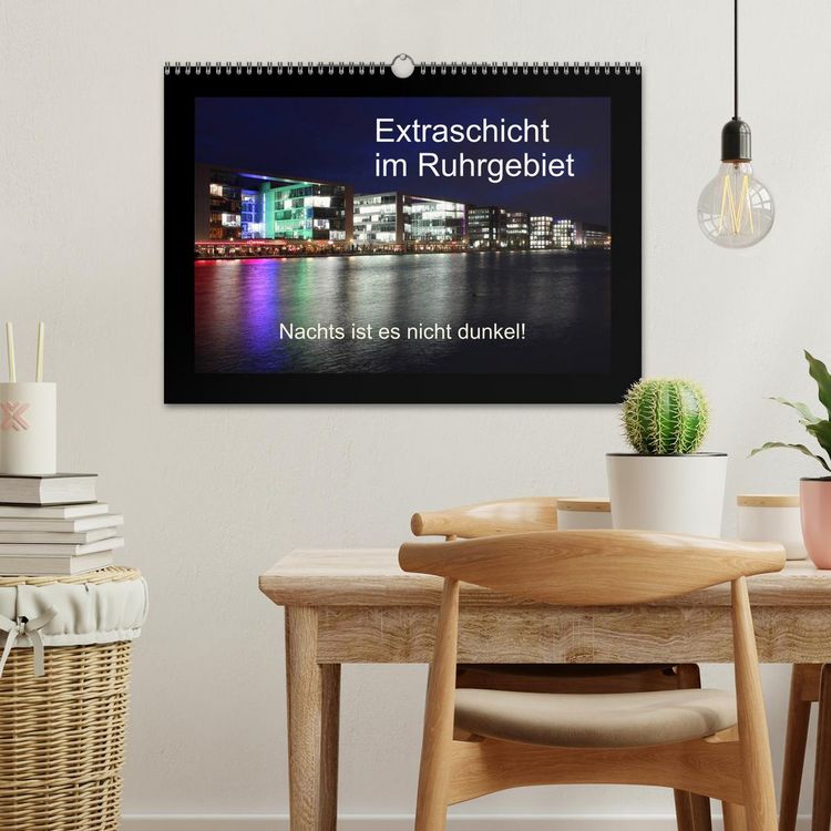 Produktbild: Extraschicht im Ruhrgebiet - Nachts ist es nicht dunkel! (Wandkalender 2026 DIN A3 quer), CALVENDO Monatskalender