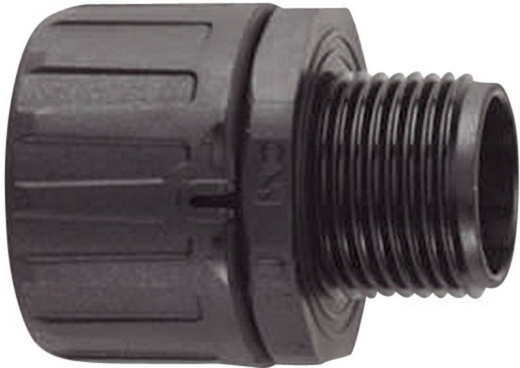 Produktbild: HellermannTyton 166-21003 HG16-S-M20 Schlauchverschraubung Schwarz M20 11.80mm Gerade 1St.
