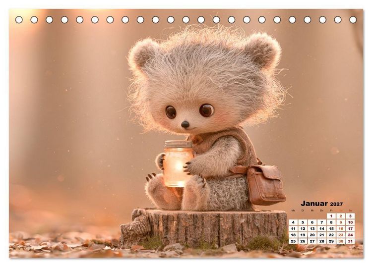 Produktbild: Ein bisschen Wunder jeden Tag (Tischkalender 2027 DIN A5 quer), CALVENDO Monatskalender