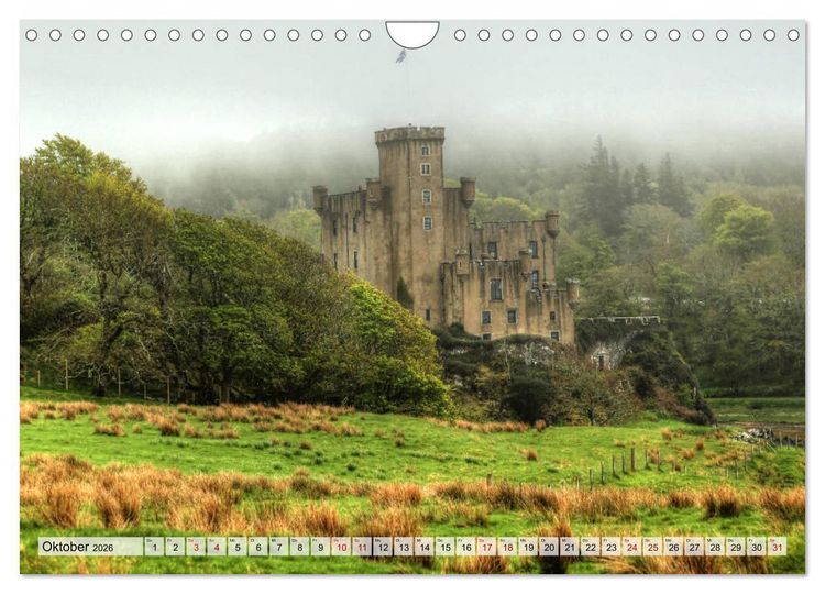 Produktbild: Schottland - Land aus Nebel und Licht (Wandkalender 2026 DIN A4 quer), CALVENDO Monatskalender