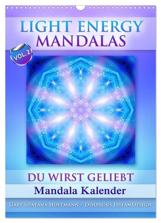 Produktbild: Light Energy Mandalas - Kalender - Vol. 2 (Wandkalender 2026 DIN A3 hoch), CALVENDO Monatskalender