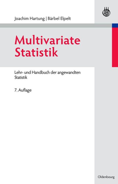 Produktbild: Multivariate Statistik