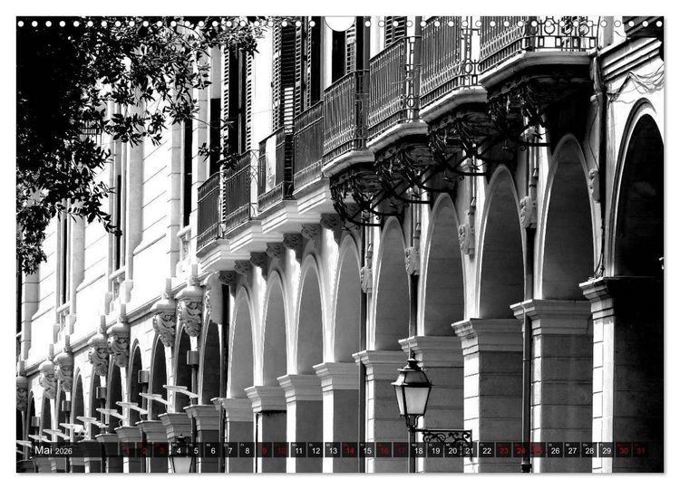 Produktbild: Mallorca monochrom (Wandkalender 2026 DIN A3 quer), CALVENDO Monatskalender