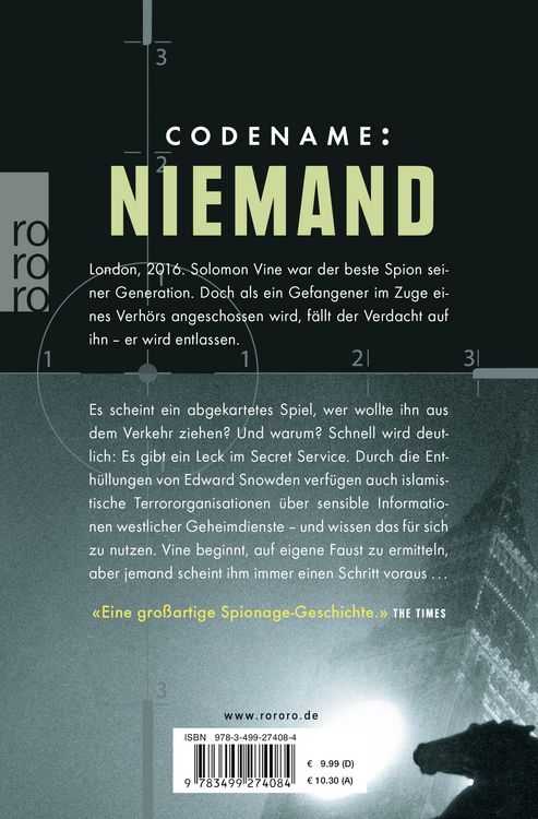 Produktbild: Niemand kennt deinen Namen