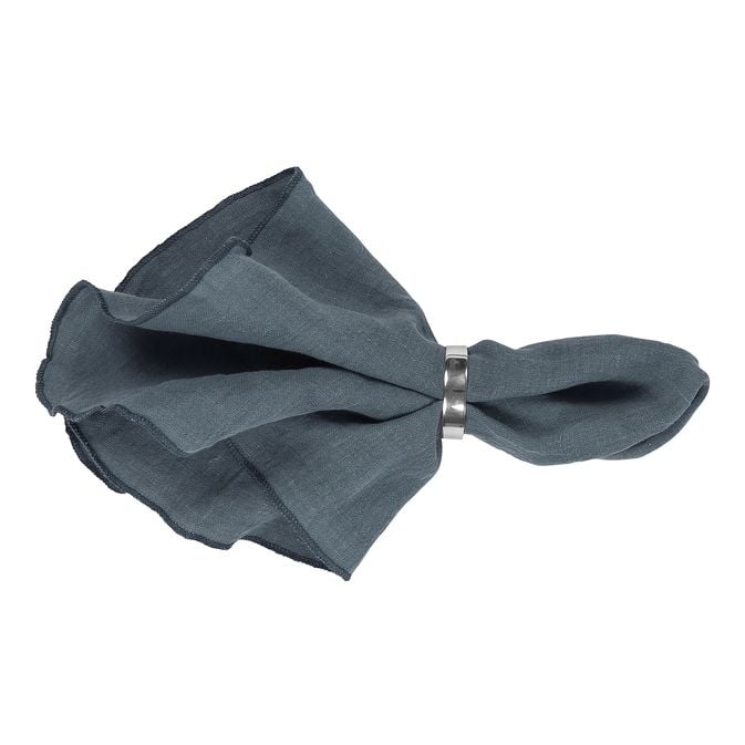 Produktbild: Broste copenhagen Leinenserviette petrolblue