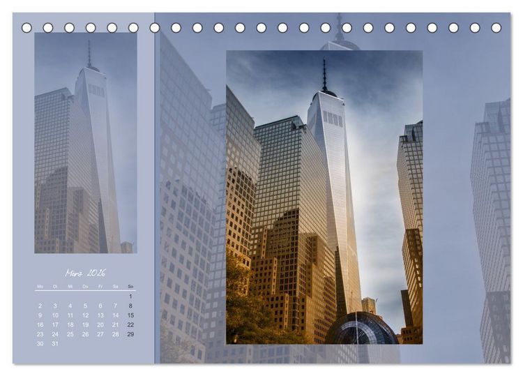 Produktbild: New York - einmal anders (Tischkalender 2026 DIN A5 quer), CALVENDO Monatskalender