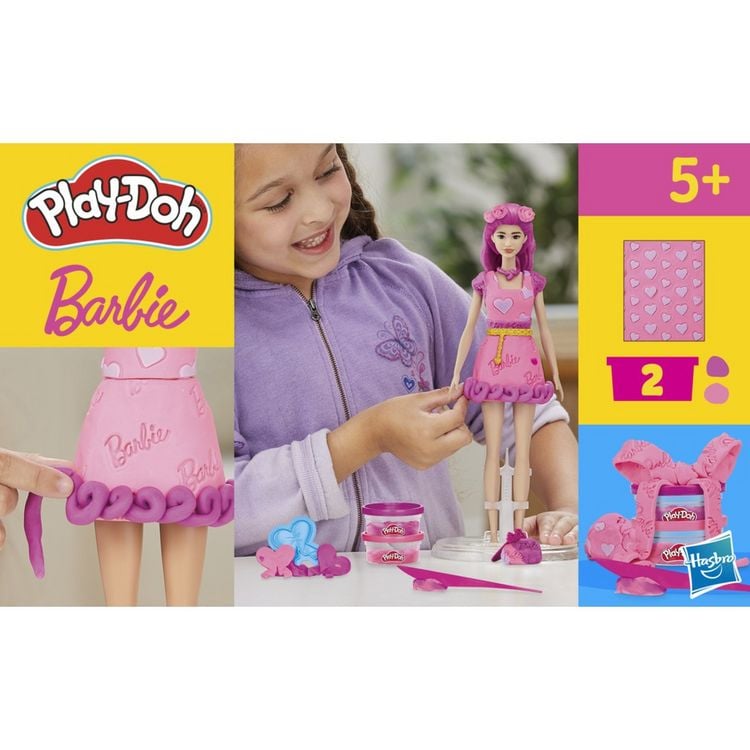 Produktbild: Play-Doh Barbie Herzen & Haare